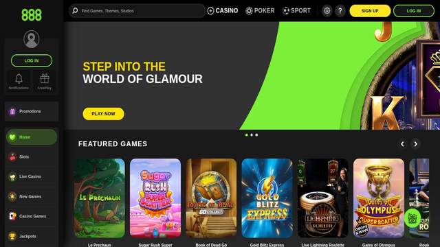 888casino casino screenshot